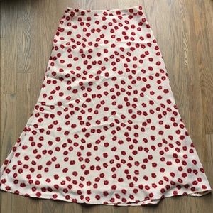 Floral Midi Skirt
